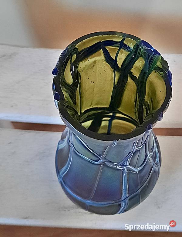 Wazon irizowane czeskie szkło Pallme Konig 1900 Ostrów Wielkopolski sprzedam