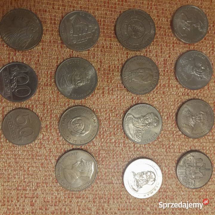 Monety obiegowe 1975 do 1990 roku komplet Warszawa sprzedam