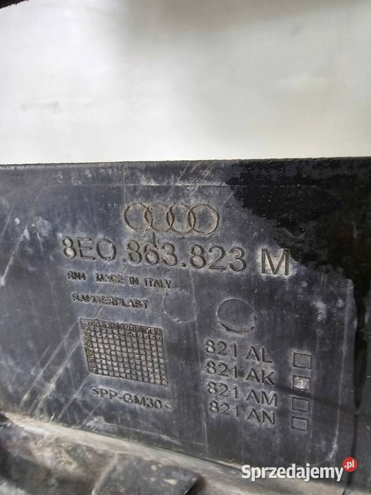 OSŁONA POD SILNIK PŁYTA AUDI A4 B7 8E0863823M osobowe Przystajń