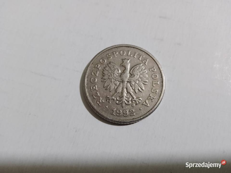 Moneta 50gr groszy z 1992 roku Stan 1 Świdnik