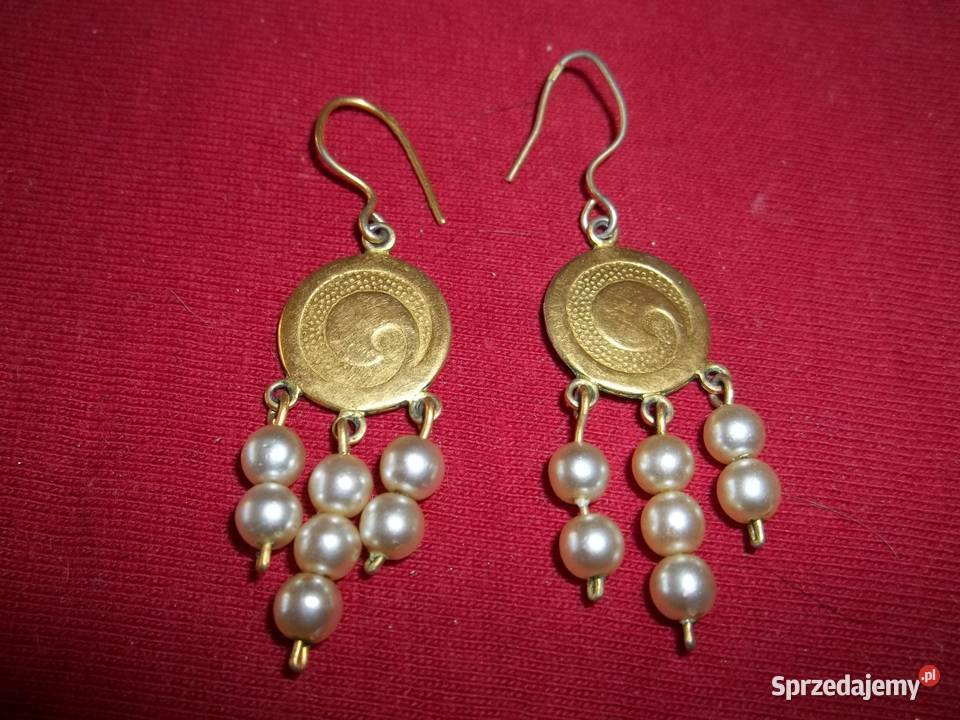 Kolczyki wiszące kwiatkikuleczki i inne łódzkie Łódź