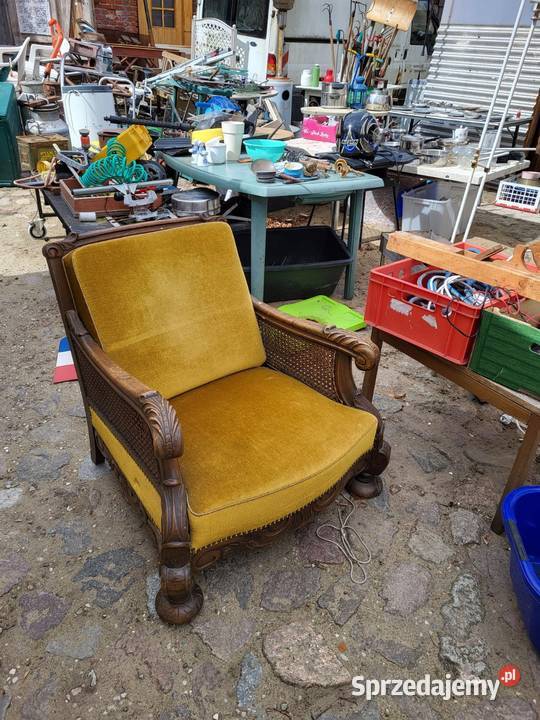 Antyczny fotel w stylu Cheppendele Fotele zachodniopomorskie Szczecin sprzedam