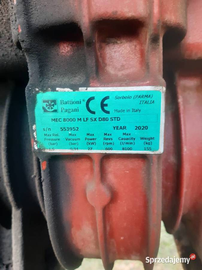 Beczkowóz 6000l BRIRI ocynk Dębe