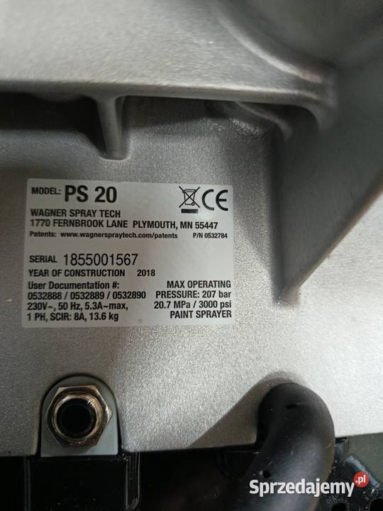 Agregat malarski Wagner 20 sprzedam