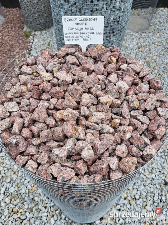 Granit Vanga 1622 mm Kamień ogrodowy dekoracyjny Podłoża mazowieckie