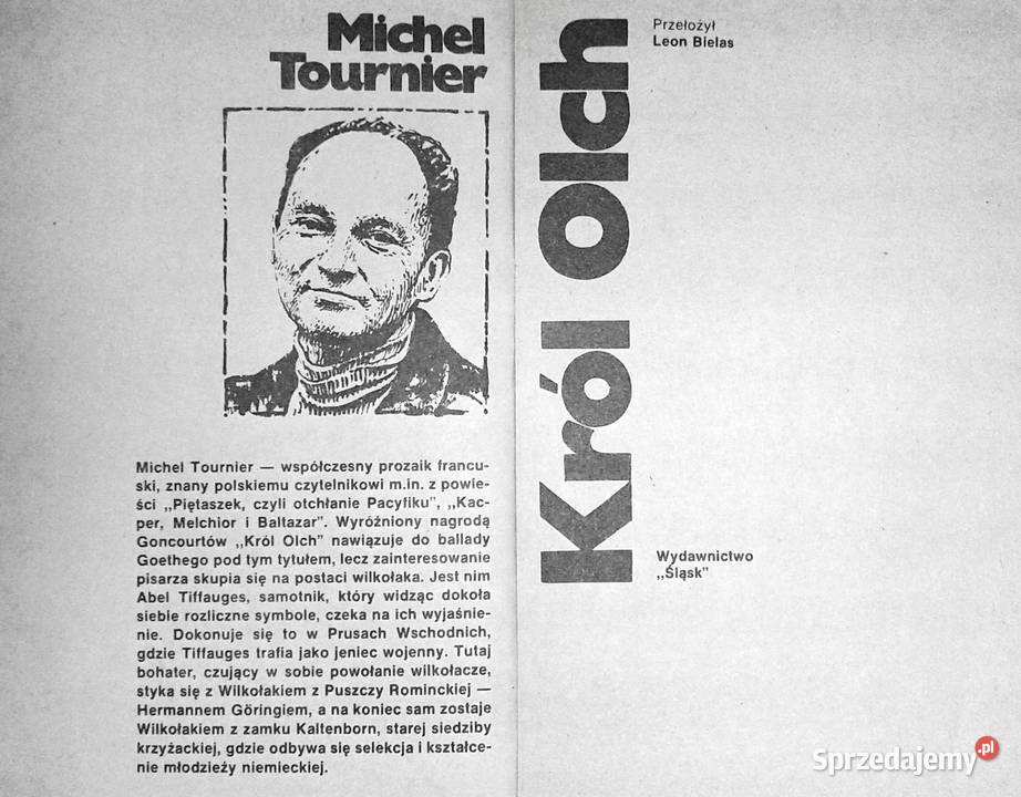 Król olch Michel Tournier Chełm sprzedam