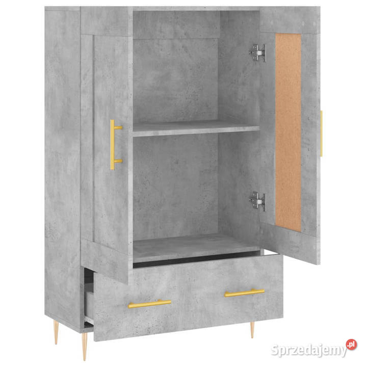 Wysoka szafka szarość betonu 695x31x115 WM830312 Warszawa