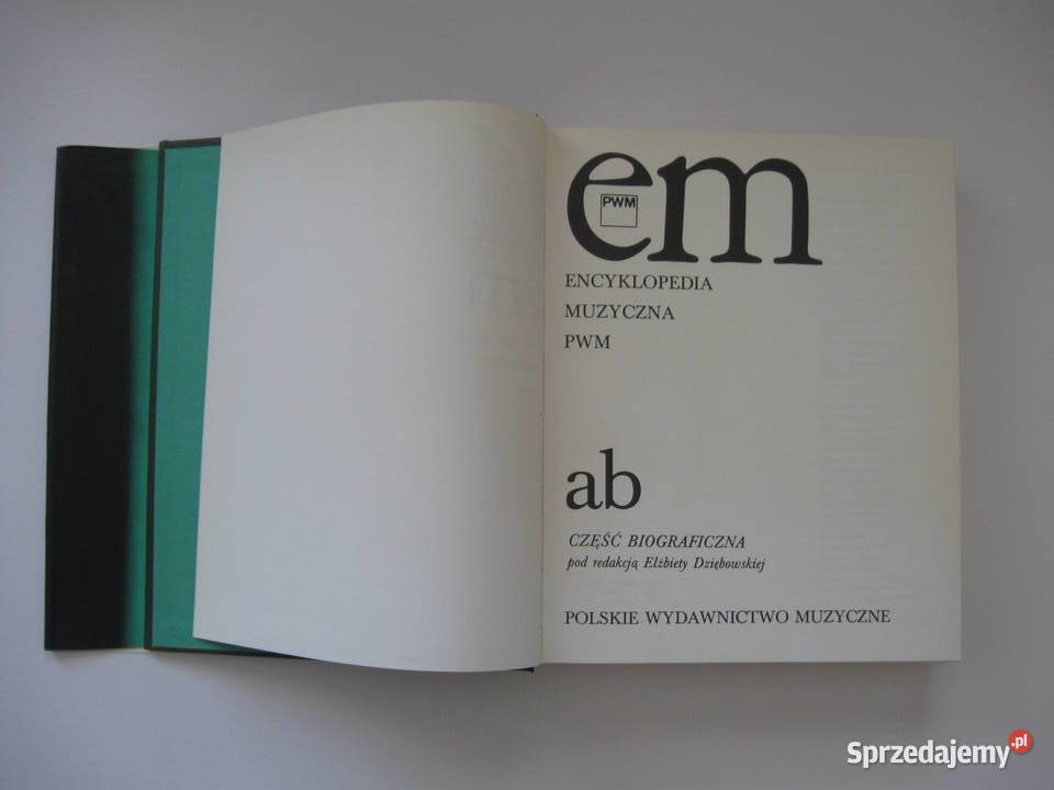 ENCYKLOPEDIA MUZYCZNA tomy 13 stan Białys Białystok