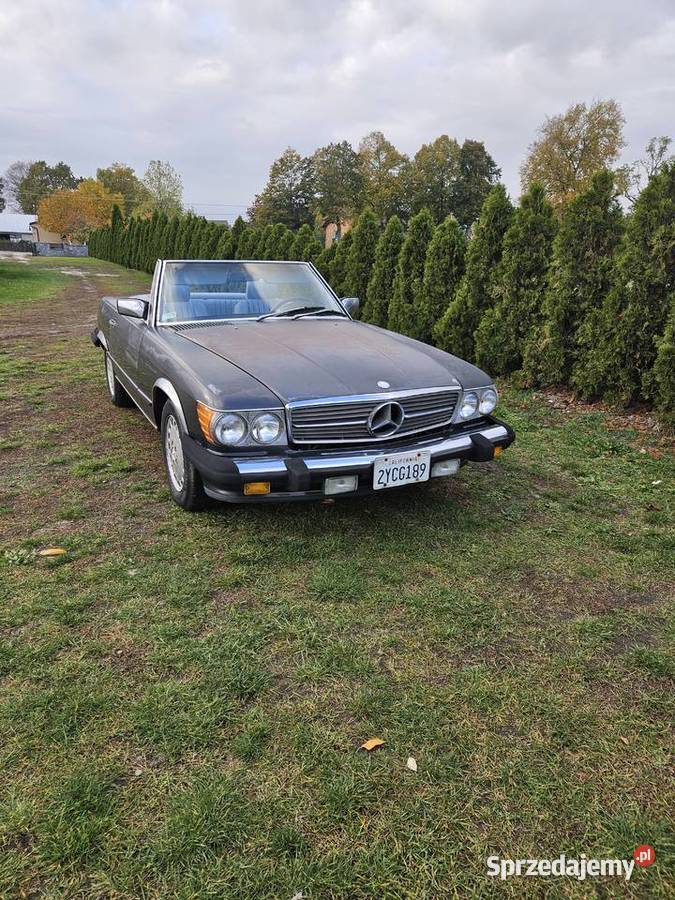 Mercedes 560sl r107 4 osobowy nieuszkodzony Krajanka