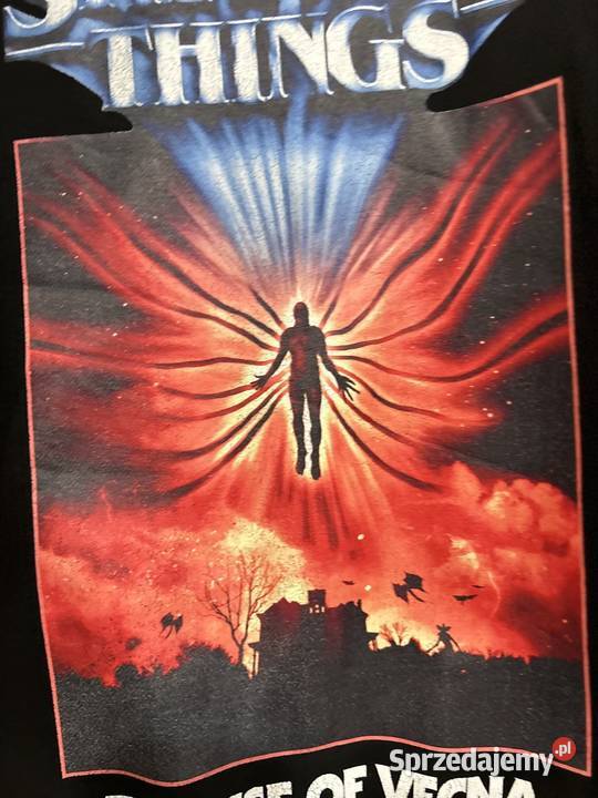 Bluza Stranger Things XS czarna bluza z kapturem Wyszków
