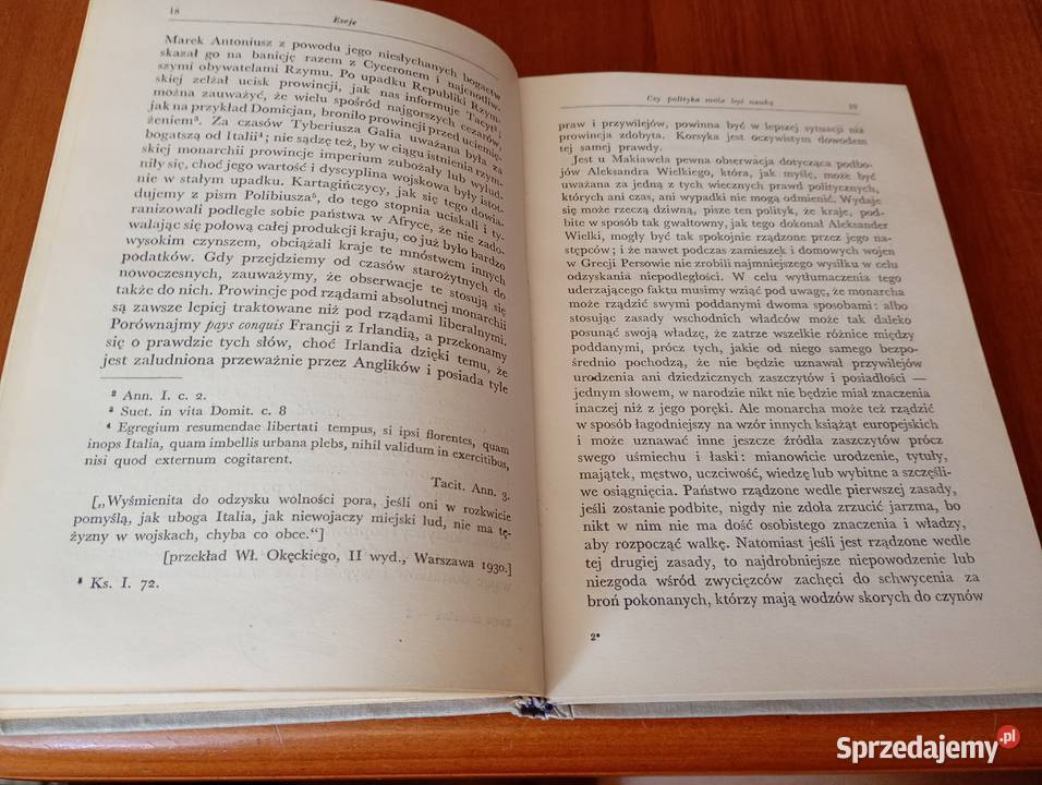 Eseje z dziedziny moralności i literatury Dawid pomorskie Gdańsk