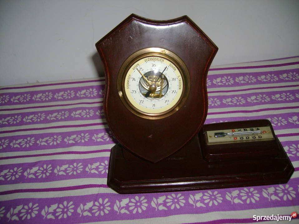 Uroczy barometr biurkowy Katowice