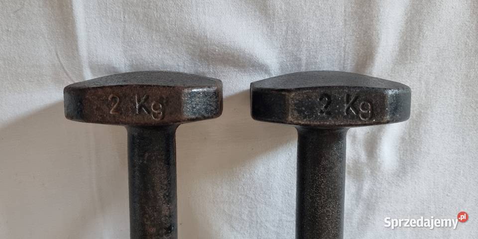 2 stare hantle ciężarki vintage PRL mazowieckie Warszawa