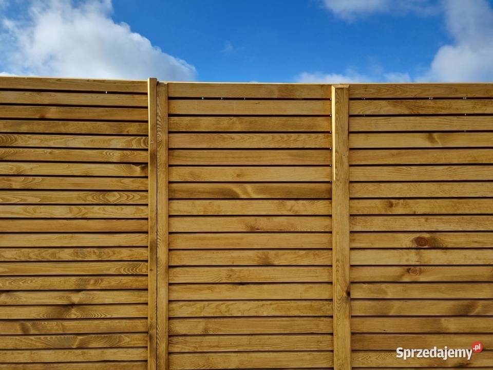 Panel ogrodzeniowy lamelowy pionowy przęsło Kalety