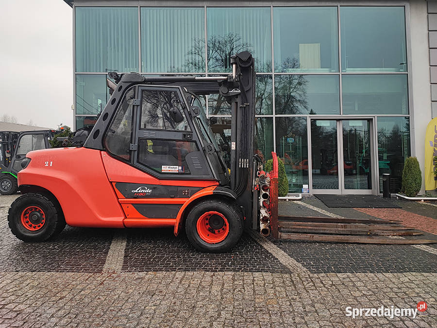 Wózek widłowy Linde H80T031100 duplex 335 m LPG Linde Kęty