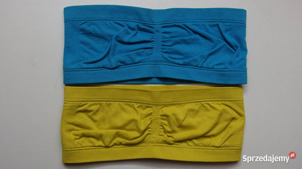Bandeau krótki top stanik biustonosz HM XS 34 Biustonosze Toruń