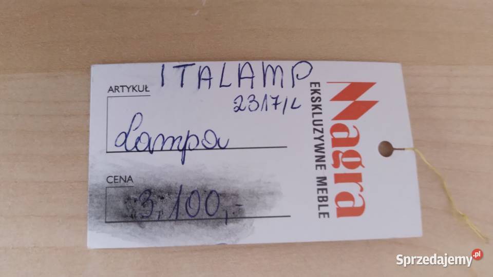 2 piękne lampki nocne włoskie Warszawa