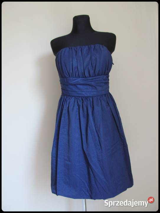 Sukienka gorsetowa SALSA bez ramiączek granatowa Płock