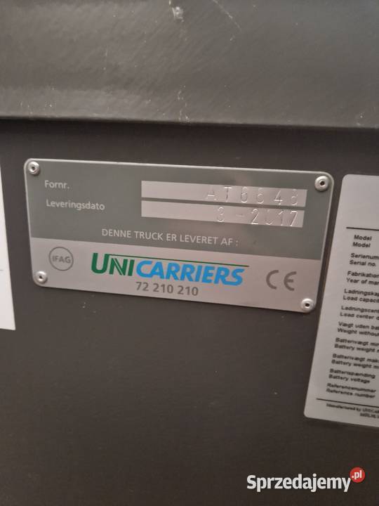 Wózek widłowy Paleciak UNICARRIER Środa Wielkopolska