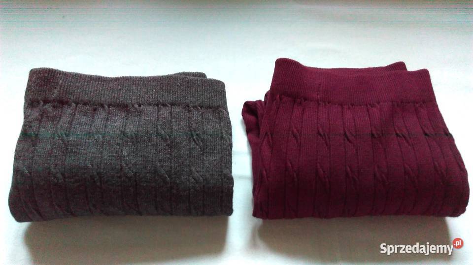 LEGGINSY szare RAJTUZY r 4042 Dzianina stan Spodnie podlaskie Białystok
