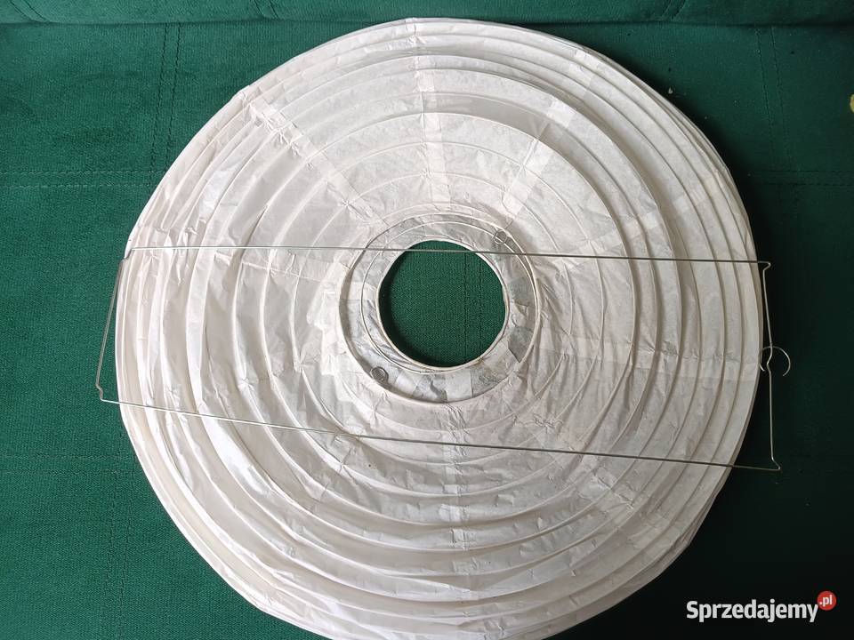 Papierowy klosz abażur lampa Zbylitowska Góra sprzedam