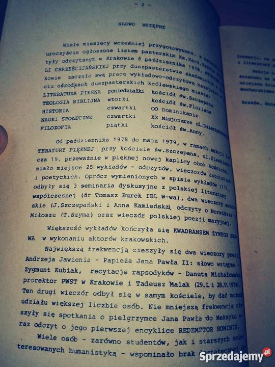 Literatura a chrześcijaństwo13 Studium Myśli Gdańsk sprzedam