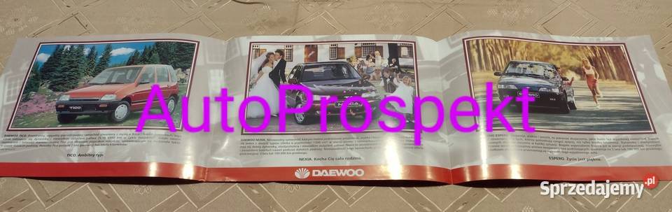DAEWOO Album Rodzinny prospekt fso polonez i Łódź