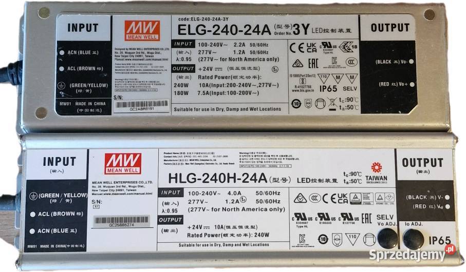 LED 24V 240W 35W Zasilacze Żary