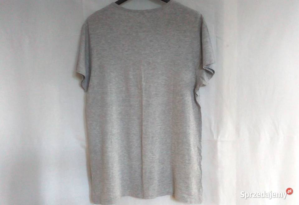 Tshirt szary Męski melanż r S BASIC bawełna NOWY sprzedam