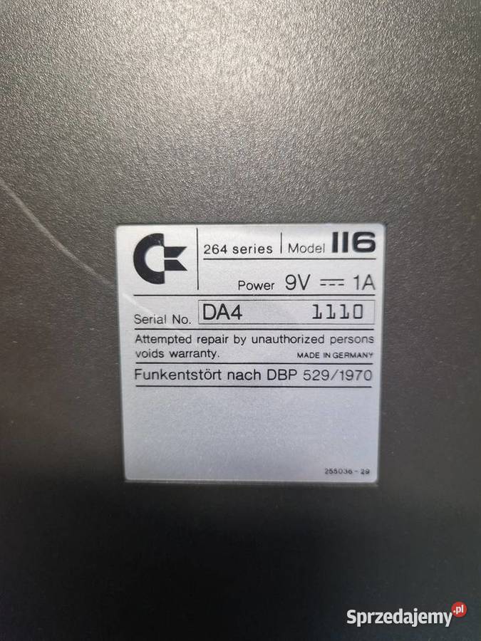 Komputer Commodore 116 Pozostałe