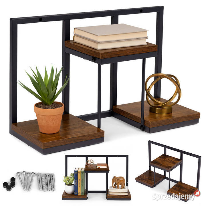 Kwietnik ścienny półka wisząca na kwiaty ozdoby Smogorzów