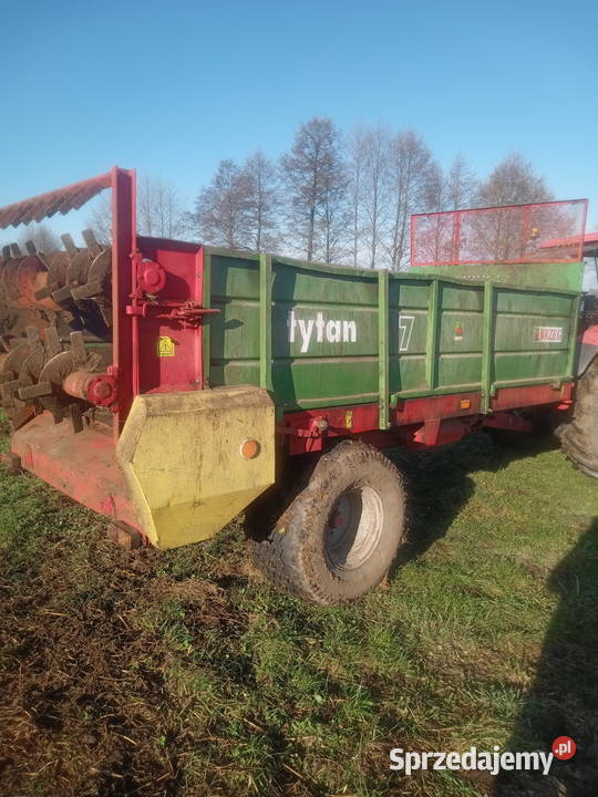 Sprzedam rozrzutnik obornika Unia Tytan 7 wielkopolskie Kawęczyn