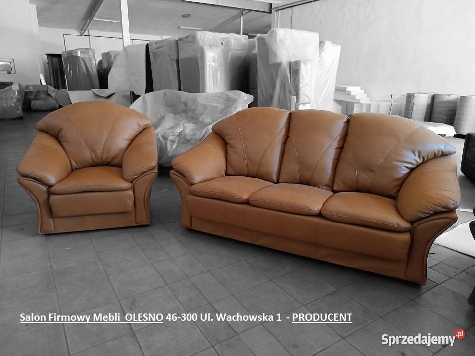 Komplet 3R11 BOSTON Skóra Naturalna OUTLET 36 Kluczbork