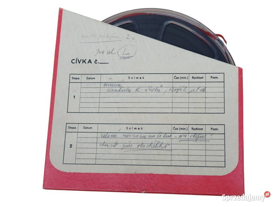 Stara taśma szpulkowa magnetofonowa SUPRAPHON CH Cieszyn