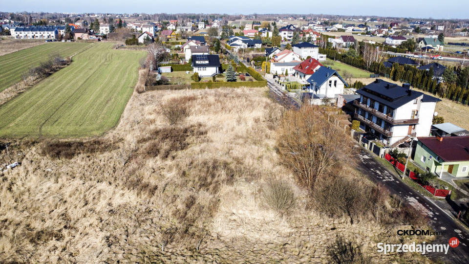 Działka 4520 m WZ projekt domu Radom Janiszpol