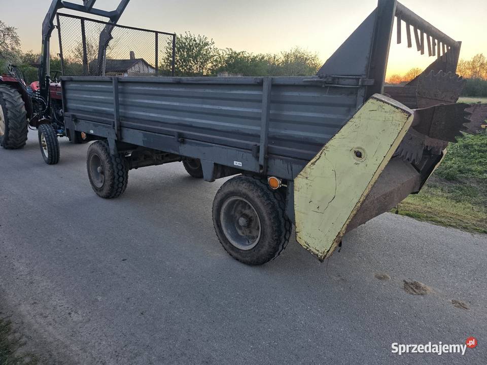 Rozrzutnik obornika dwuosiowy czarna białostocka Samborzec