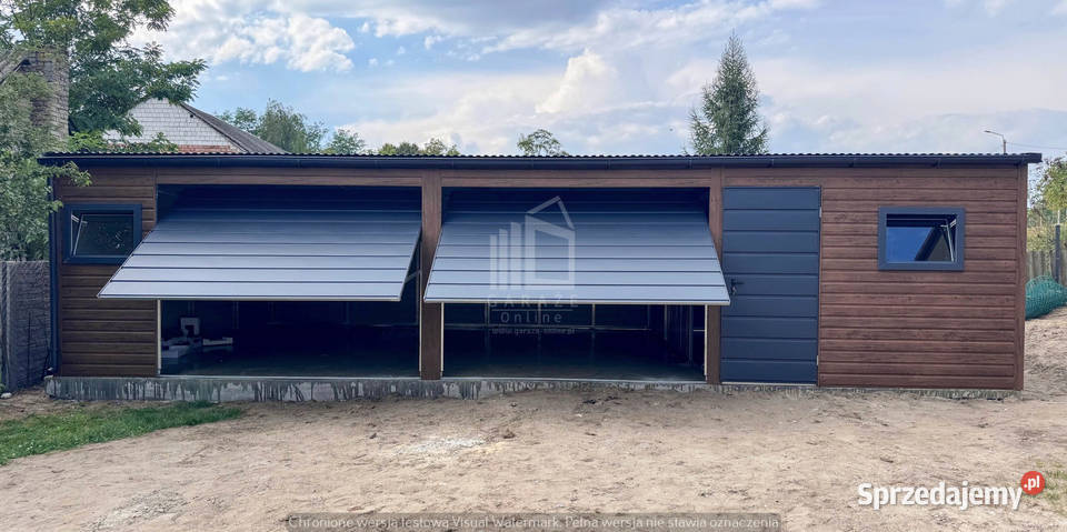 Garaż blaszany 10x3m 2x brama drzwi 2x okno blacha Toruń sprzedam