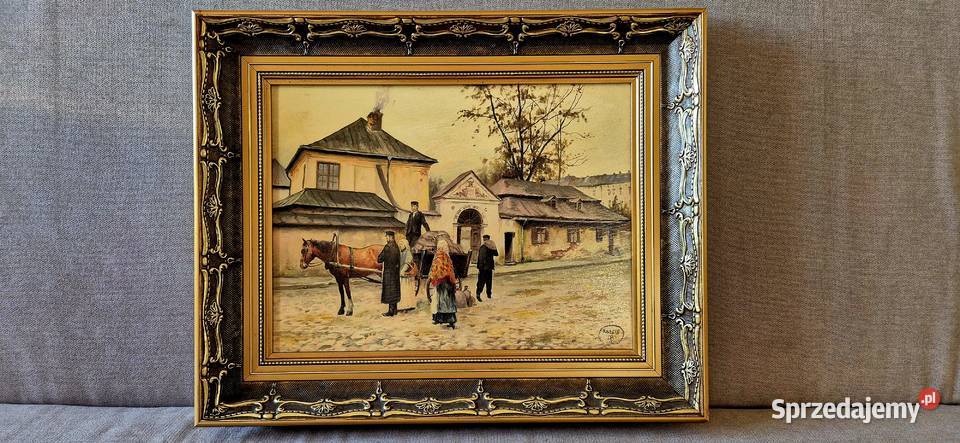 Obraz Mirosław Szeib Drobny Handelek III 2008 Częstochowa