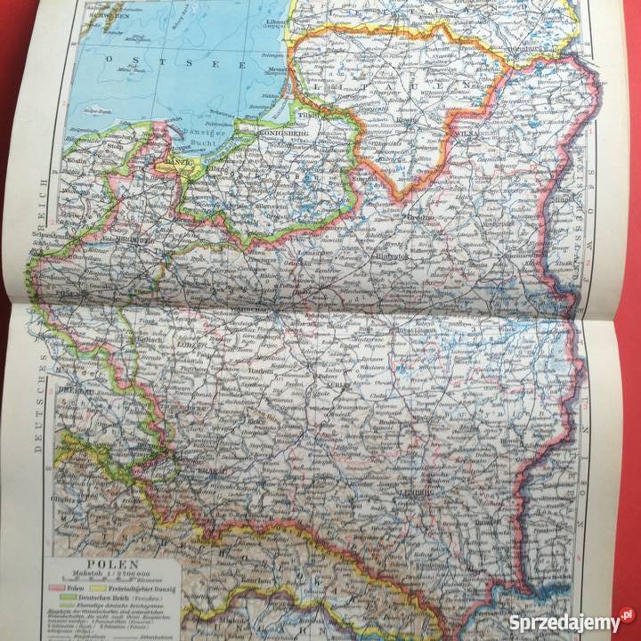 1147 Niemiecki Atlas Świata Szczecin sprzedam