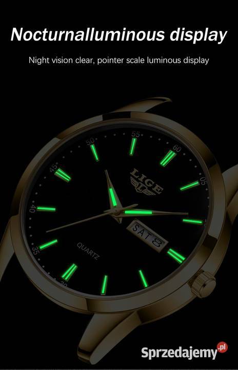 Zegarek męski klasyczny złoty garniturowiec Gorzów Wielkopolski