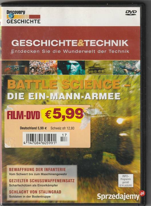 Geschichte Technik Battle Science DVD Pruszków