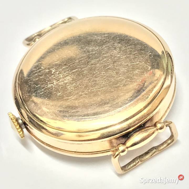 AUGUST ERICSSON Złoty zegarek 14K ANTYCZNY Zegarki Warszawa sprzedam