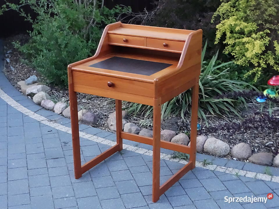 Stylowe biurko VINTAGE Sekretarzyk Mid Century Antyki Biłgoraj