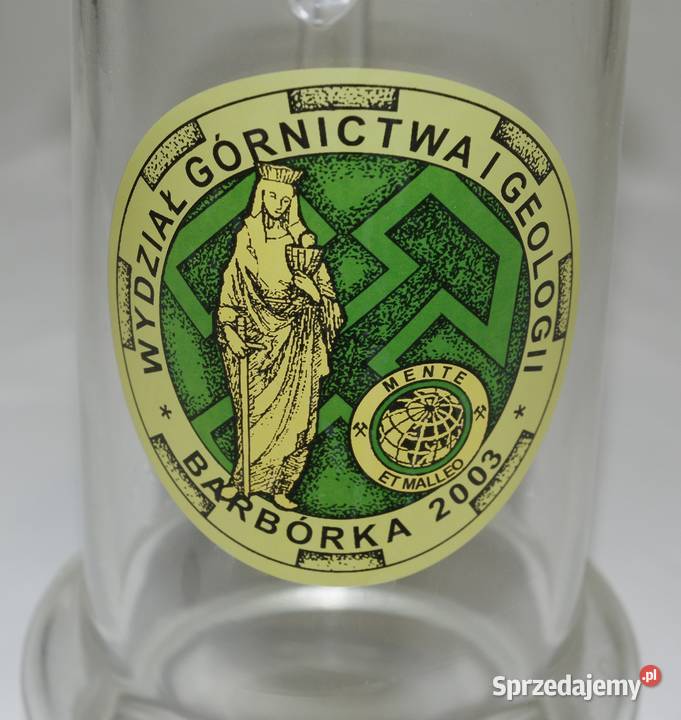 Kufel Wydziału Górnictwa i Geologii Barbórka Czeladź