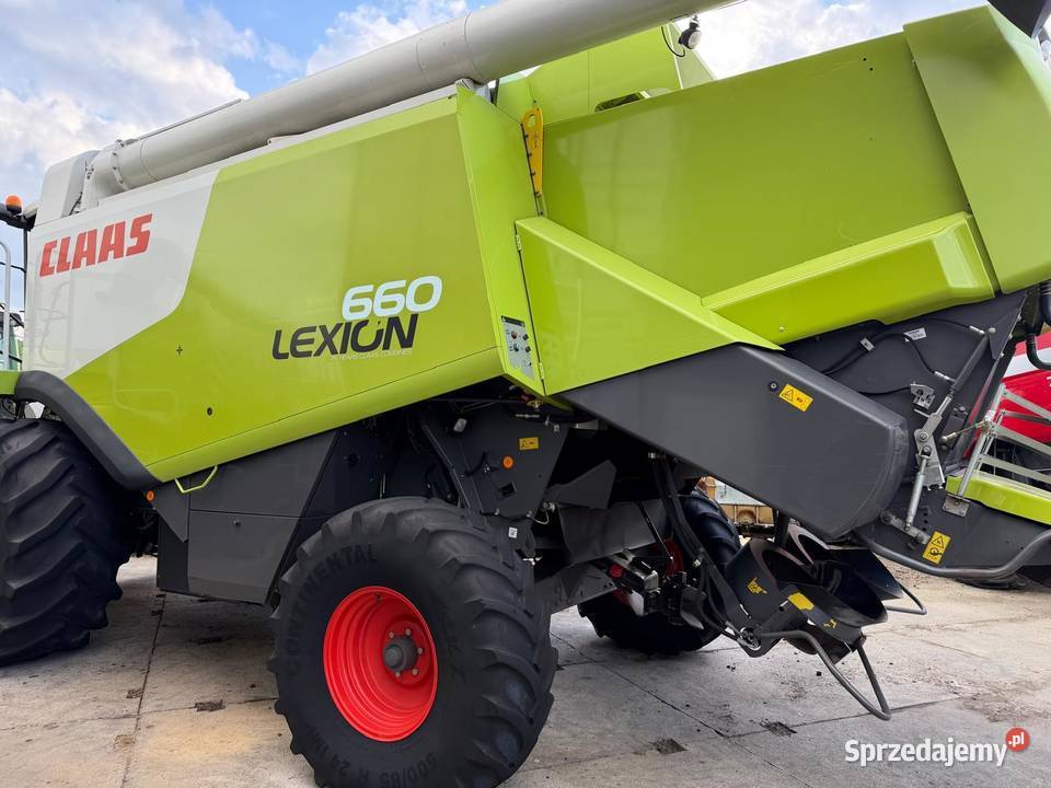 Kombajn zbożowy Claas Lexion 660 heder V750 dolnośląskie Nowa Ruda sprzedam
