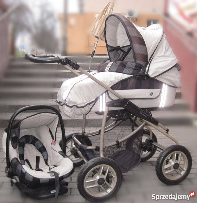 Wózek wielofunkcyjny BebeCar fotelik samochodowy Przekładane siedzisko  Łódź