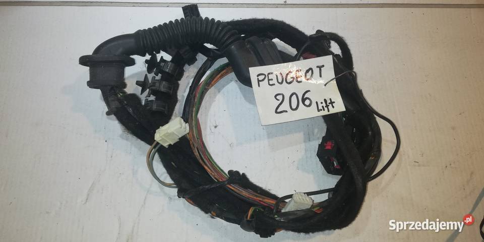 wiązka elektryczna klapy 9641184480 Peugeot 206 osobowe Piotrków Trybunalski