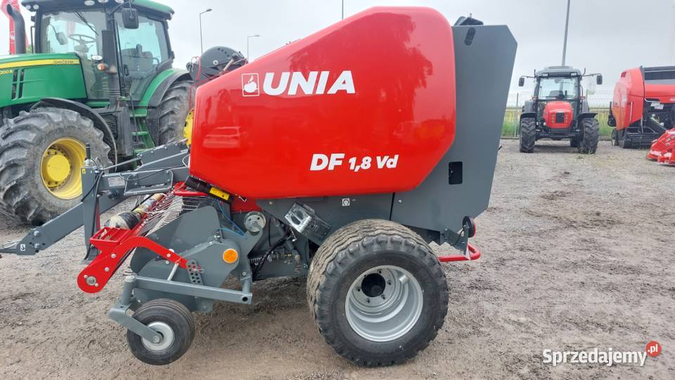 Prasa rolująca łańcuchowo walcowa Unia DF 18 VD Rolujące (belujące) Lipnik sprzedam