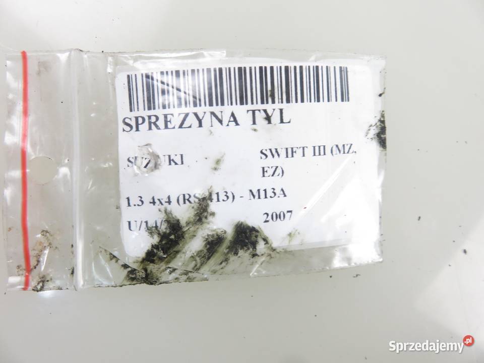 SPRĘŻYNy TYŁ SUZUKI SWIFT MK6 4x4 KOMPLET małopolskie