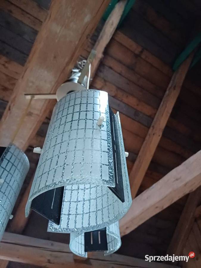 Retro lampa wisząca Napako z 1972 roku Kaskada Lubań
